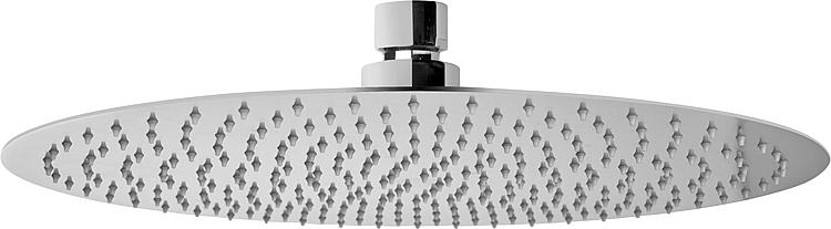 Kopfbrause Edelstahl, gebürstet Drm: 200mm, Höhe Rand: 2mm rund