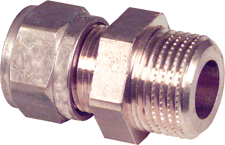 Klemmringverschraubung Messing Einschraub Verschraubung zyl. 10x1/2"
