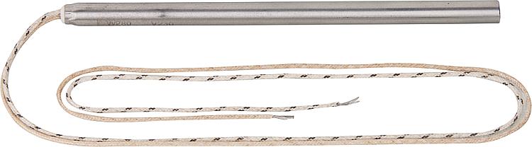 Glühzünder für Pelletofen 9,52x174mm ohne Schraubnippel 230V, 280 Watt