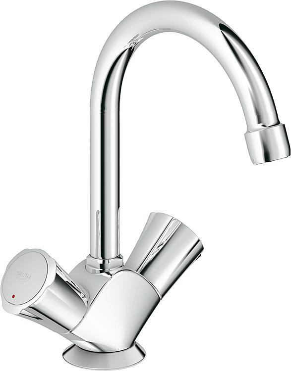 Waschtisch-Einlochbatterie Costa DN 15,schwenkb. Rohrauslauf chrom