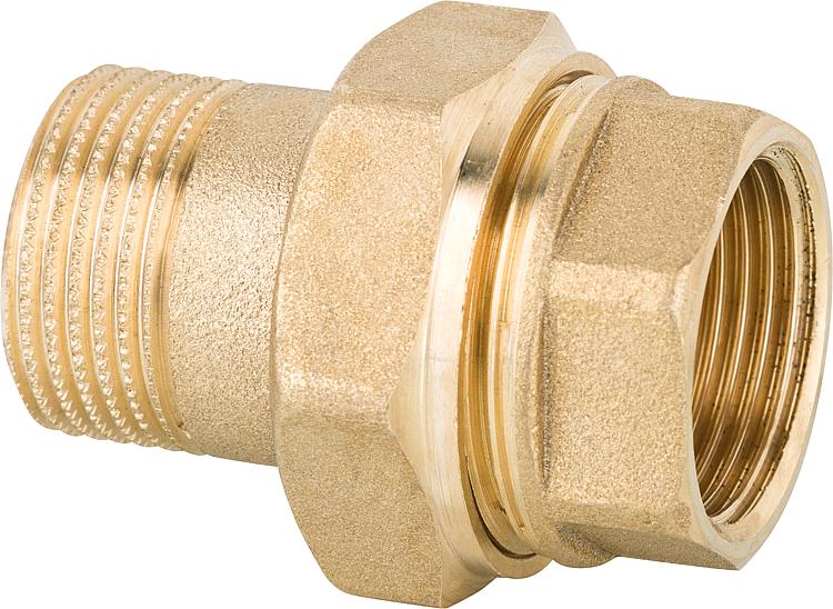 Verschraubung messing DN25 12 ixa konisch dichtend PN10