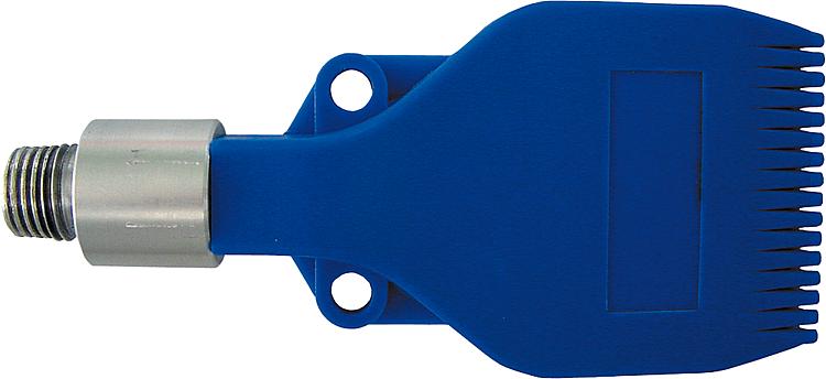 Sicherheits Flachstrahldüse breit 16 Loch M12 x 1,25 mit Adapter