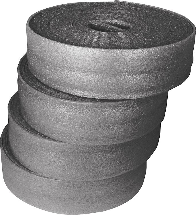 Randdämmstreifen mit Folienlasche, 150x8mm, VPE 100 m 4 Rollen a 25 m