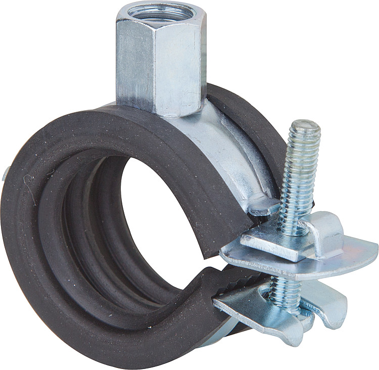 Clip-Rohrschelle verzinkt 2" 56-63mm M8+M10 Fischer