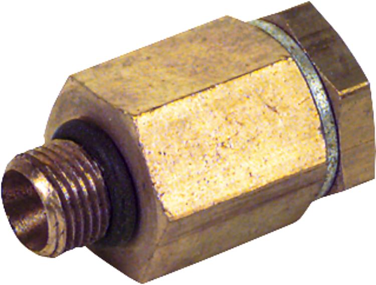 Manometerredstücke u. Verlängerung 1/4" i. x 1/8" a. 28 lang mit Einstich 13 606 38