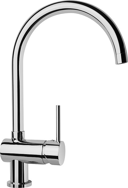 Spültischmischer Salsa h 369 mm verchromt schwenkbar Ausl. Ausladung 212 mm