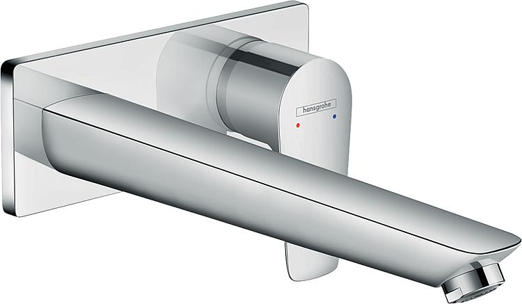 Wand-Waschtischmischer Hansgrohe Talis E Ausladung 225 mm chrom
