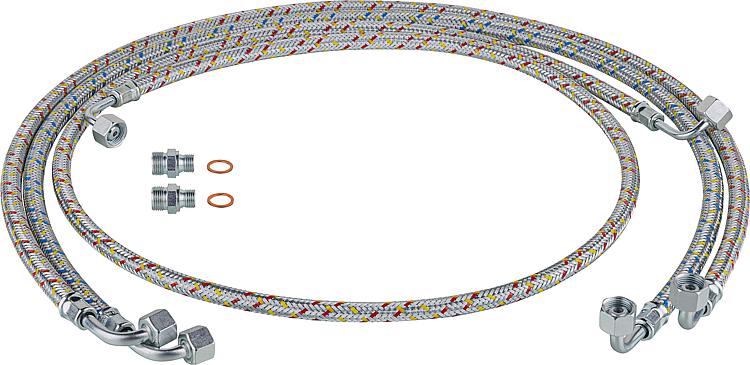 Schlauchset gelb Buderus 63043943 Logano SB 105, BZ 1.0 Brennerschlauch Ölschlauch
