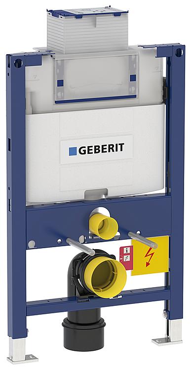 Duofix Element für Wand-WC 82cm mit Omega UP-SPK 12cm Bet. vorne/oben