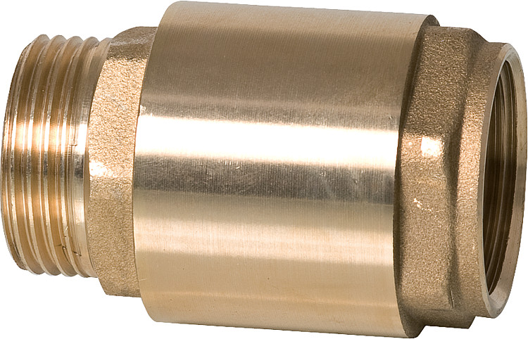 Rückschlagventil AG zu IG 1" mit Metalleinsatz und Viton Dichtung