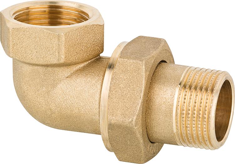 Winkelverschraubung messing DN10 3/8" AG PN10