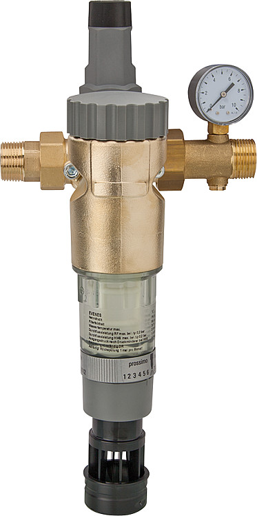 BWG Hauswasserstation Colonia HWS 3/4" mit Druckminderer Wasserfilter mit Manometer