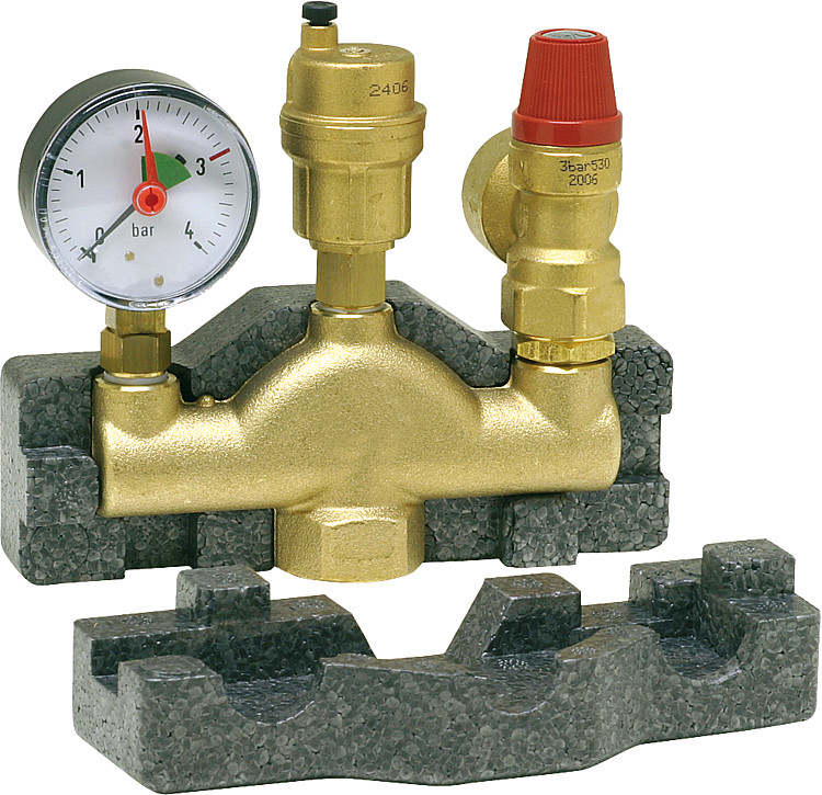 Caleffi Kesselgruppe 1" bis 100 KW KSG Kesselsicherheitsgruppe 302634
