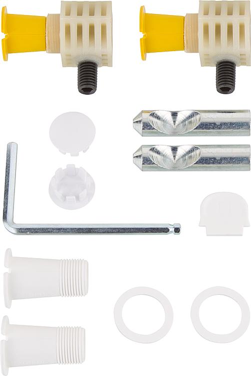 Evenes Befestigungskit für Wand-Bidet/WC Serien Mini/-Nuvola, Full, Clas, Elanda, Elamin Tulip, Glaz