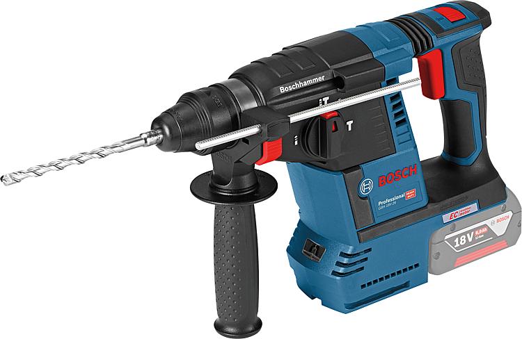Akku-Bohr- und Meißelhammer BOSCH 18V GBH 18V-26 mit SDS Plus Aufnahme ohne Akkus und Ladegerät