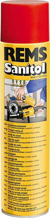 Synthetischer, mineralölfreier Rems Sanitol Gewindeschneidstoff. Speziell für Tr