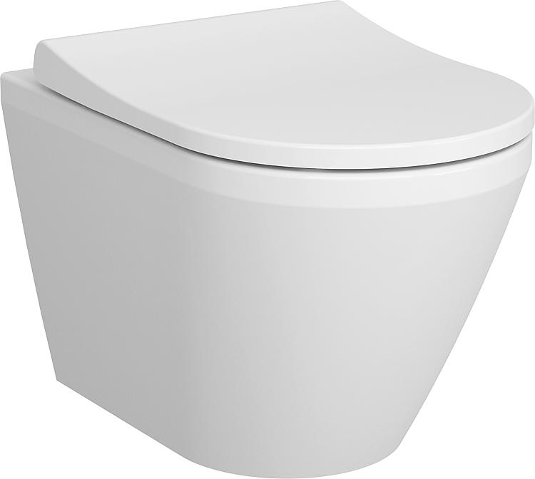 Wandtiefspül-WC VitrA Integra weiß, spülrandlos BxHxT: 355x350x540mm