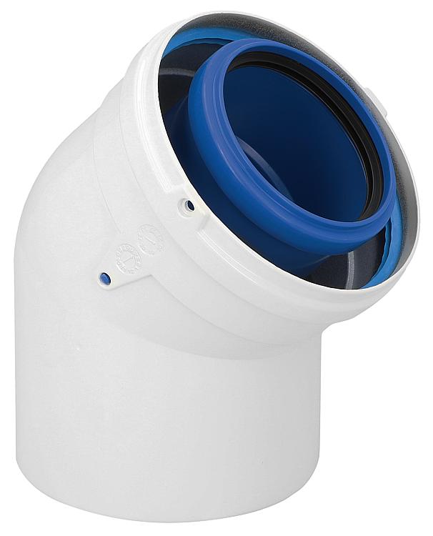 CondensBlue AZ Bogen 45° DN 60/100