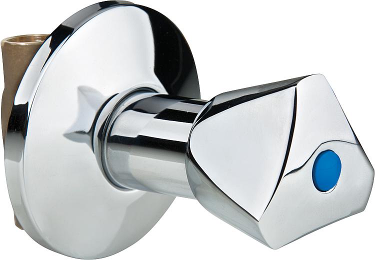 Unterputzventil DN20 3/4" IG Dreikantgriff verchromt