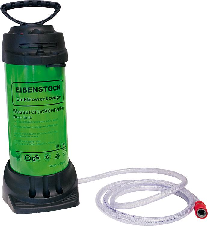 Wasserdruckbehälter 10 l Metall, inkl. 3m Schlauch