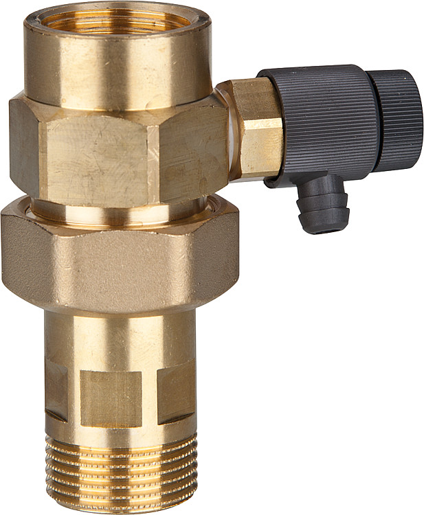 Absperrverschraubung mit Entleerung 3/4" IGxAG