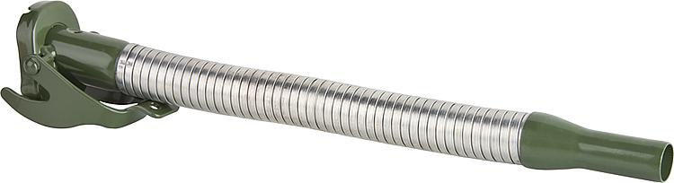 Ausgussstutzen flexibel für Benzin VALPRO Ø 20mm, RAL 6003 grün
