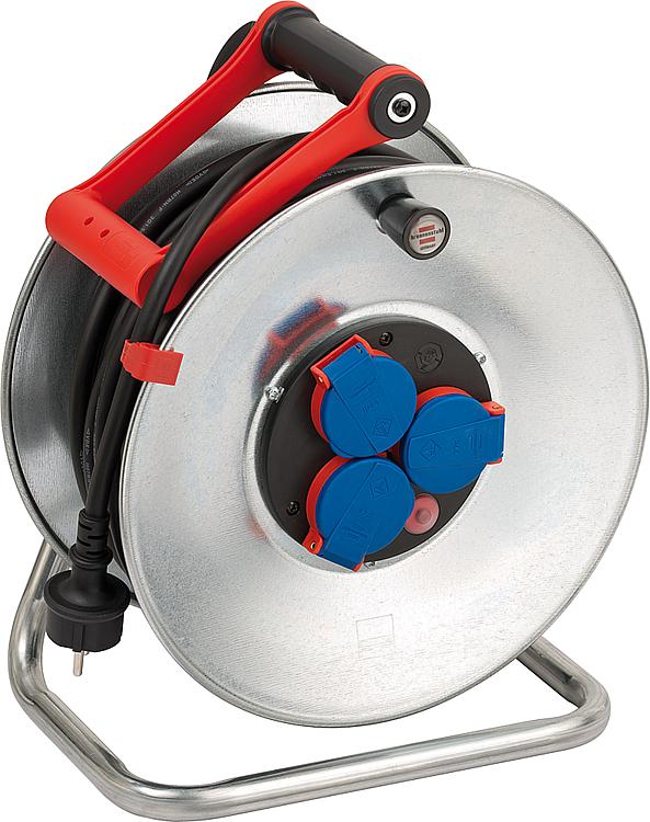 Kabeltrommel Typ Garant S IP44, Kabellänge = 40 m, Ø 290 mm, Farbe: Schwarz