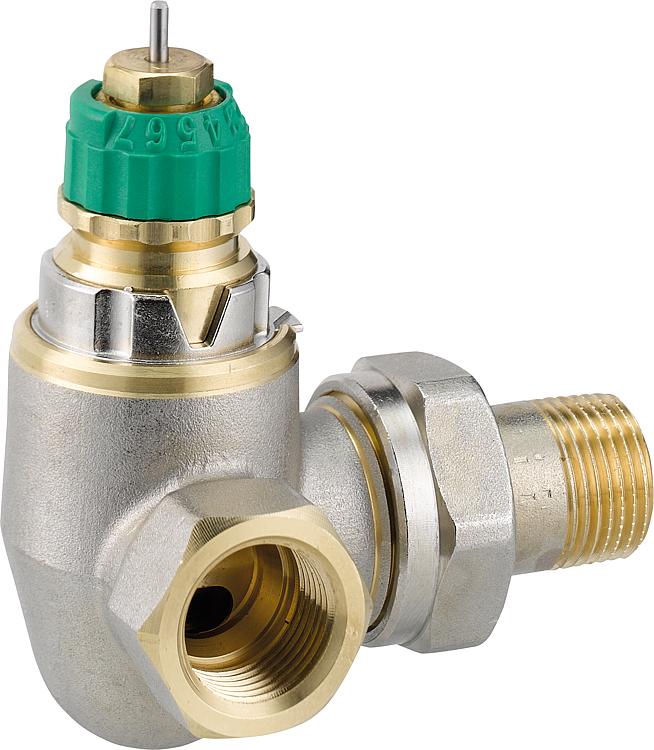 Thermostat-Ventilunterteil Danfoss Dynamic Valve RA-DV, DN15(1/2),Winkeleck link