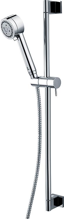 Brause-Set Cylindrica 3 700 mm, 3 Strahlarten Ø 75 mm chrom