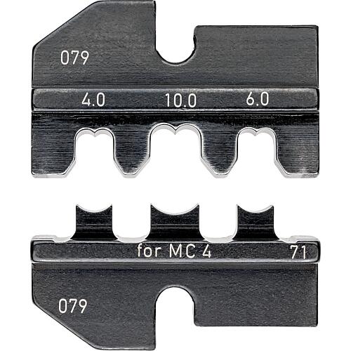 Crimpeinsatz für KNIPEX Crimp-Systemzange, Solar-Steckverbinder MC4 (Multi-Contact), 2,5 - 6,0 mm²