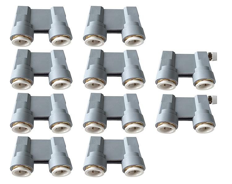 Abdrück-Brücken-Set Stichm.50mm, für 16mm Cu-,C-Stahl-,Edelstahl- u.Kunststoffrohre