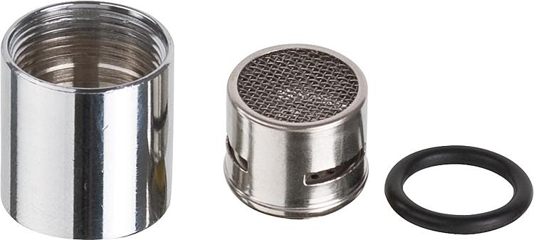 Design-Strahlregler mit Sondergewinde - M16 x 1 IG, Ø 17,6 mm