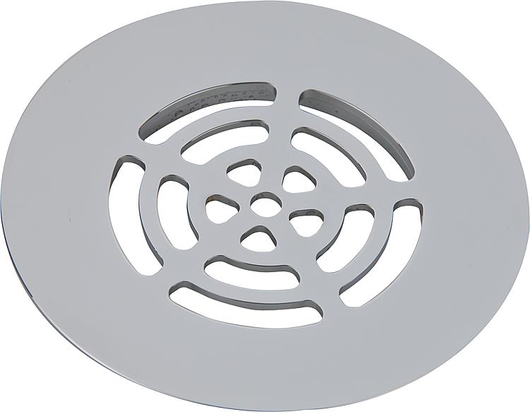 Abdeckhaube Diana Messing verchromt 115mm passend zu Brausenwannenablauf 93 953 73