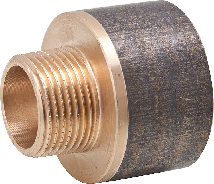 Rotguß-Gewindefitting Spitzmuffe Typ 3242 1 1/4  x 1 1/2   A/I