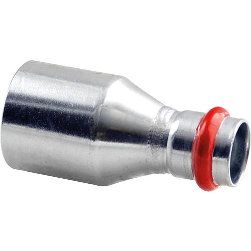 C-Stahl Pressfitting V-Kontur Reduziertsück 42 x 28 mm