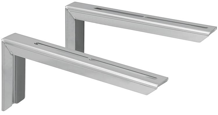 Aussenwand Wandkonsole Condens Blue VA für T-Stück mit Luftansaugung 316mm