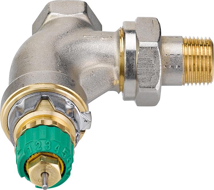 Thermostat Ventilunterteil Danfoss Dynamic Valve RA-DV DN10 3/8" Eck