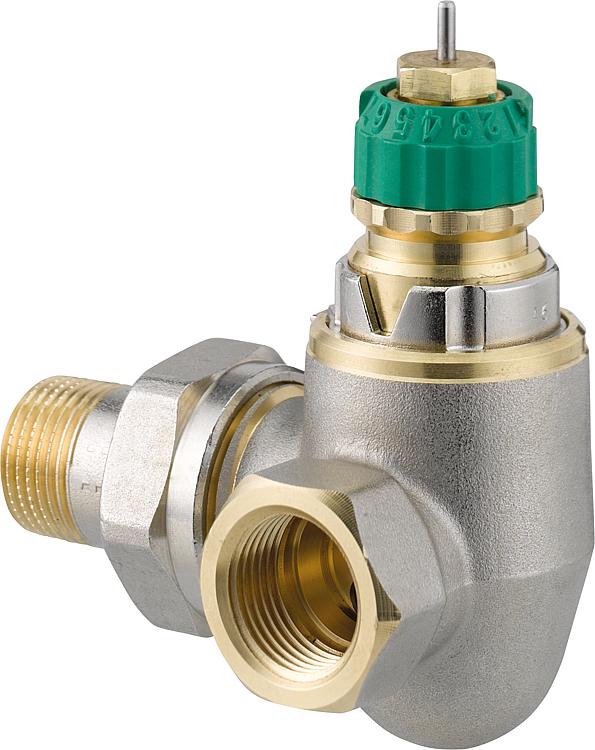 Thermostat-Ventilunterteil Danfoss Dynamic Valve RA-DV, DN10(3/8),Winkeleck rech
