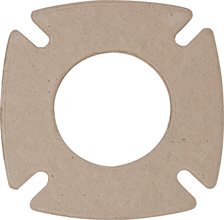 elco Flanschdichtung 156x156x5mm, Bohrung 81,5mm 13010501 EK01B.3L-TH, EK01B.4/6L