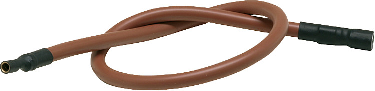 Zündkabel für Zündtrafo Silicon rot 4 x 4mm 450mm länge