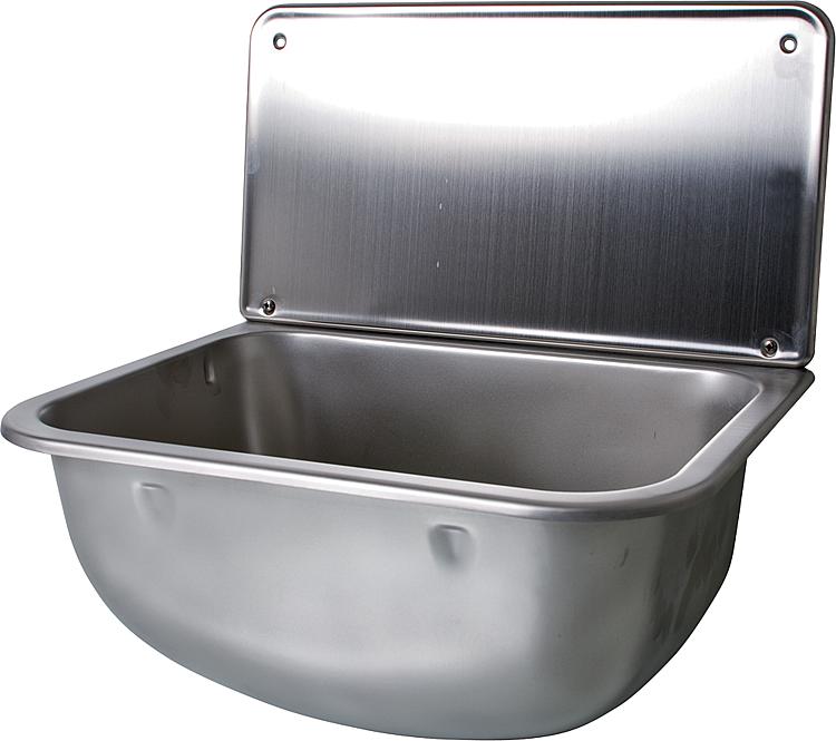 Edelstahl Ausgußbecken 450x330x465 mm Waschbecken