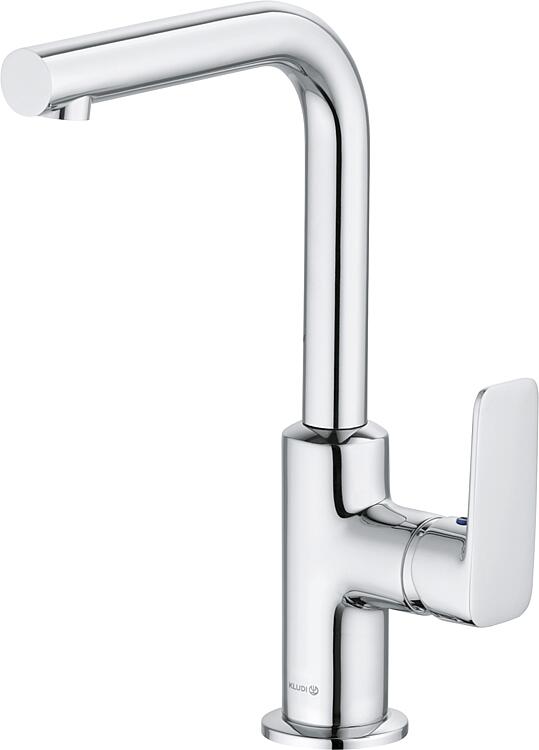 Waschtischmischer Kludi Pure & Style Ausladung 150 mm chrom Schwenkauslauf