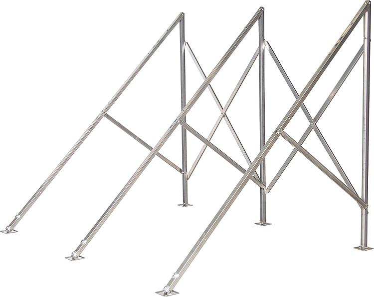 Flachdachmontageset für 1 Röhrenkollektor HP 30
