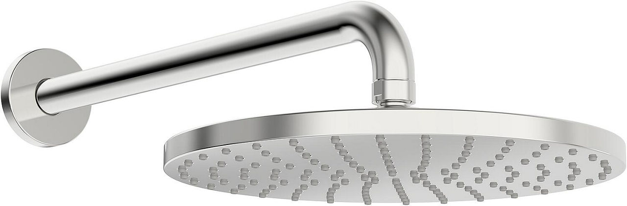 Kopfbrause Hansa Hansaviva Ø: 250mm chrom inkl. Wandanschlussrohr Ausladung 348mm