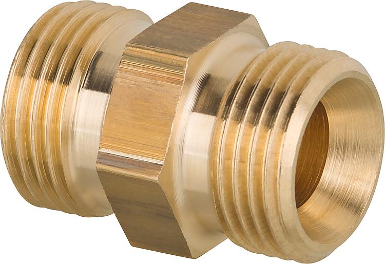 Doppelnippel bds. 3/8" mit Innenkonus 60° 13 087 00 Anschlussnippel für Ölpumpe auf Ölschlauch