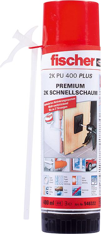 Schnellmontageschaum Fischer 2K PU 400 Plus