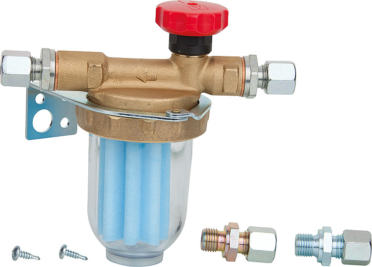 Montageset für Braun Ölzähler HZ 3 für Saugleitung 8mm