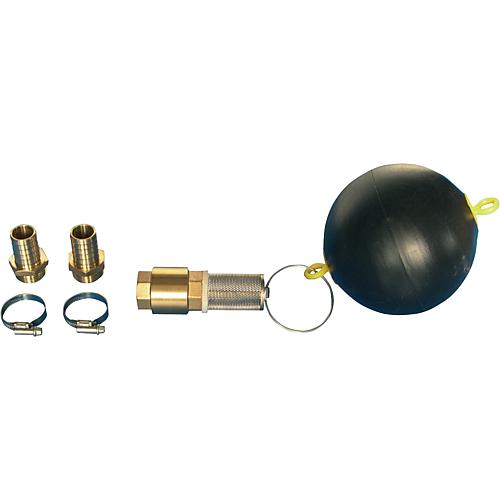 Sauggarnitur SAUSAGF-1/2ZOLL mit Grobfilter 1/2" Intewa