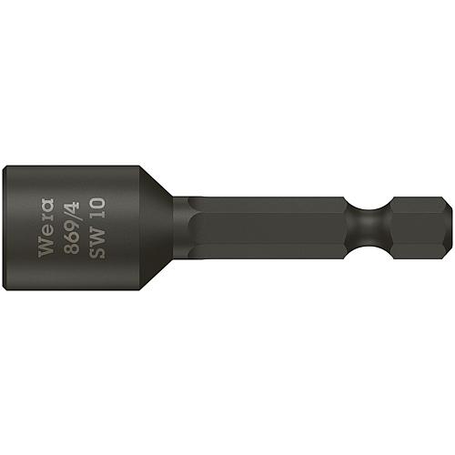Bit Steckschlüsseleinsatz WERA 6-kant, SW 10,0 Länge 50mm