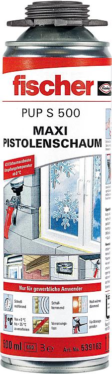 Fischer PU-Schaum PUP S 500 Maxi beige 500 ml